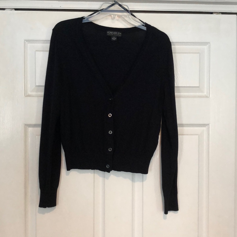 Forever 21 button cardigan, slightly cropped, XL